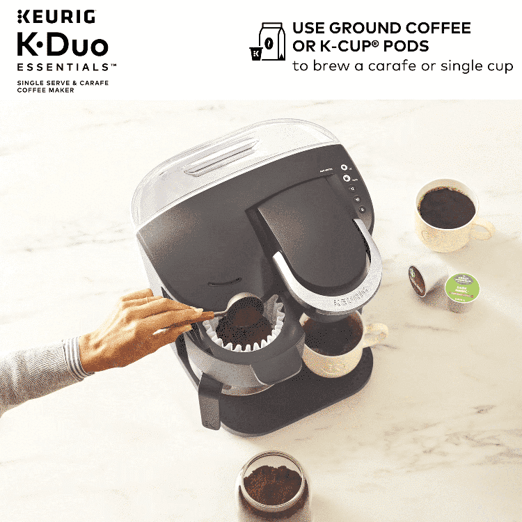 Keurig K-Duo Essentials Carafe Coffee Maker - Black Keurig K-Duo Essentials Carafe Coffee Maker - Black