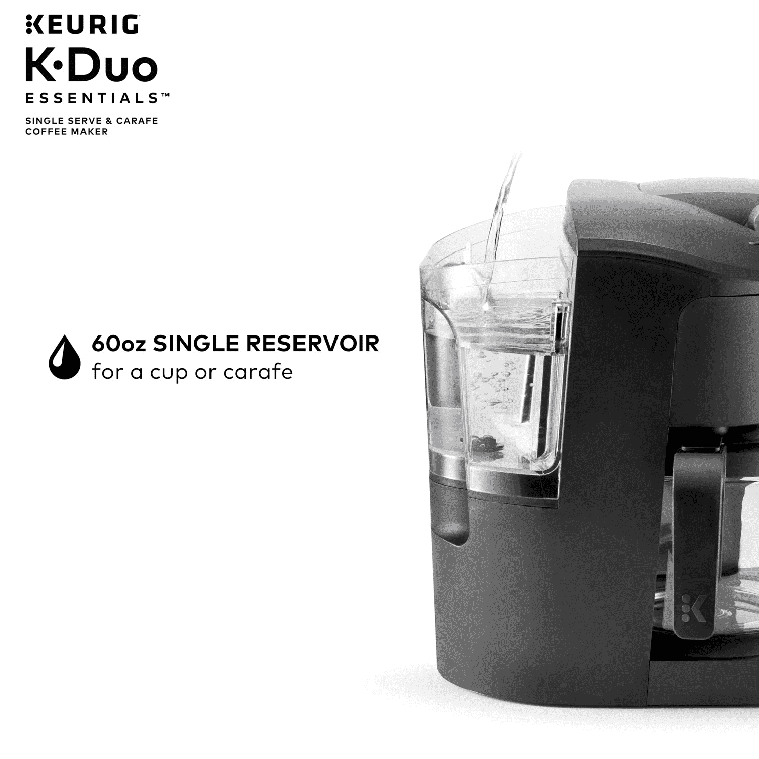 Keurig K-Duo Essentials Carafe Coffee Maker - Black Keurig K-Duo Essentials Carafe Coffee Maker - Black