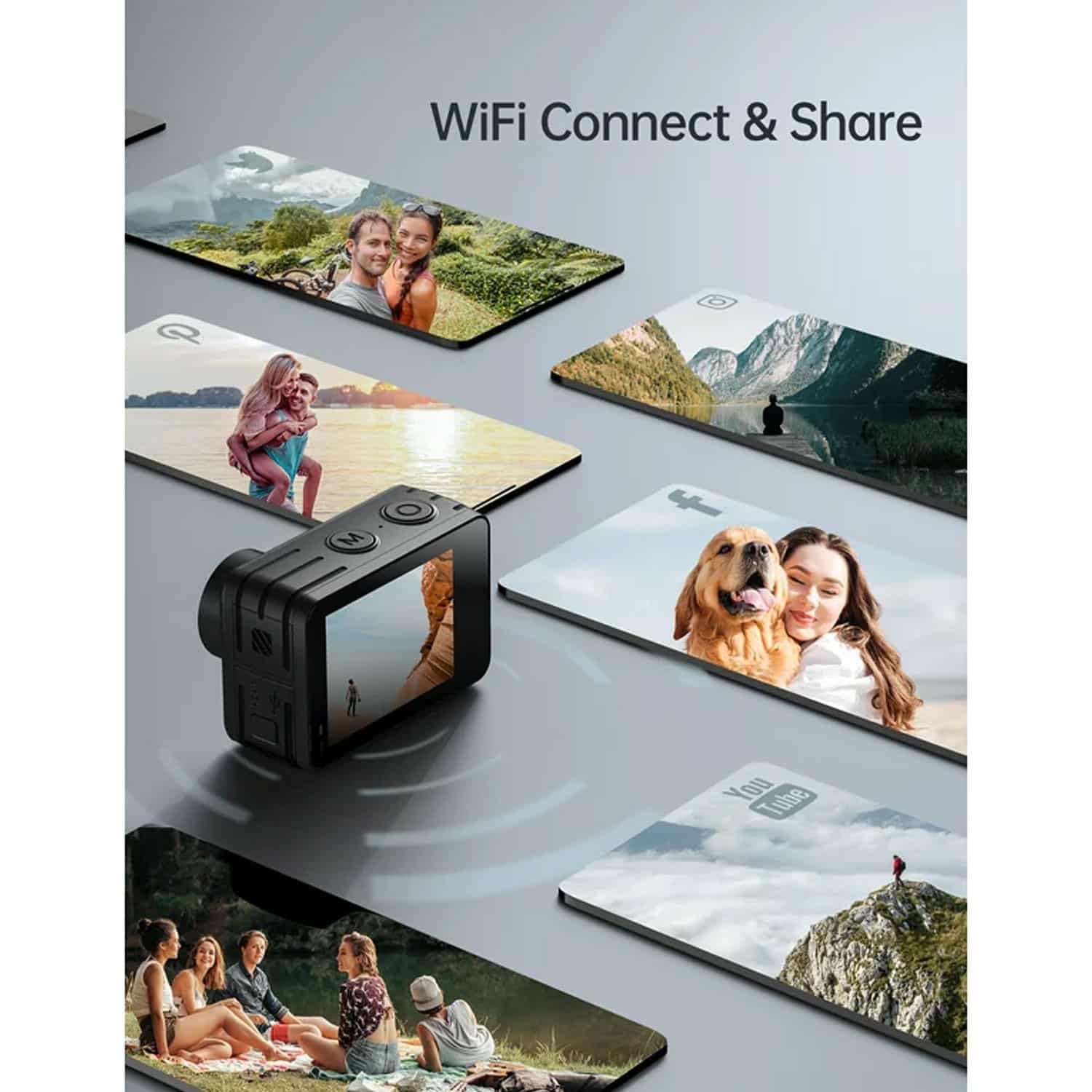 WOLFANG GA420 Action Camera 4K 60FPS 24MP WOLFANG GA420 Action Camera 4K 60FPS 24MP
