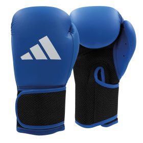 adidas Hybrid 25 Kids (kick)bokshandschoenen Blauw/Zwart 4oz - Adidas bokshandschoenen