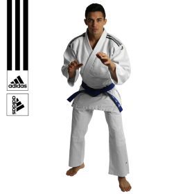 adidas Judopak J350 Club (Zwart / Wit)<!-- 256347 Sportief BV -->