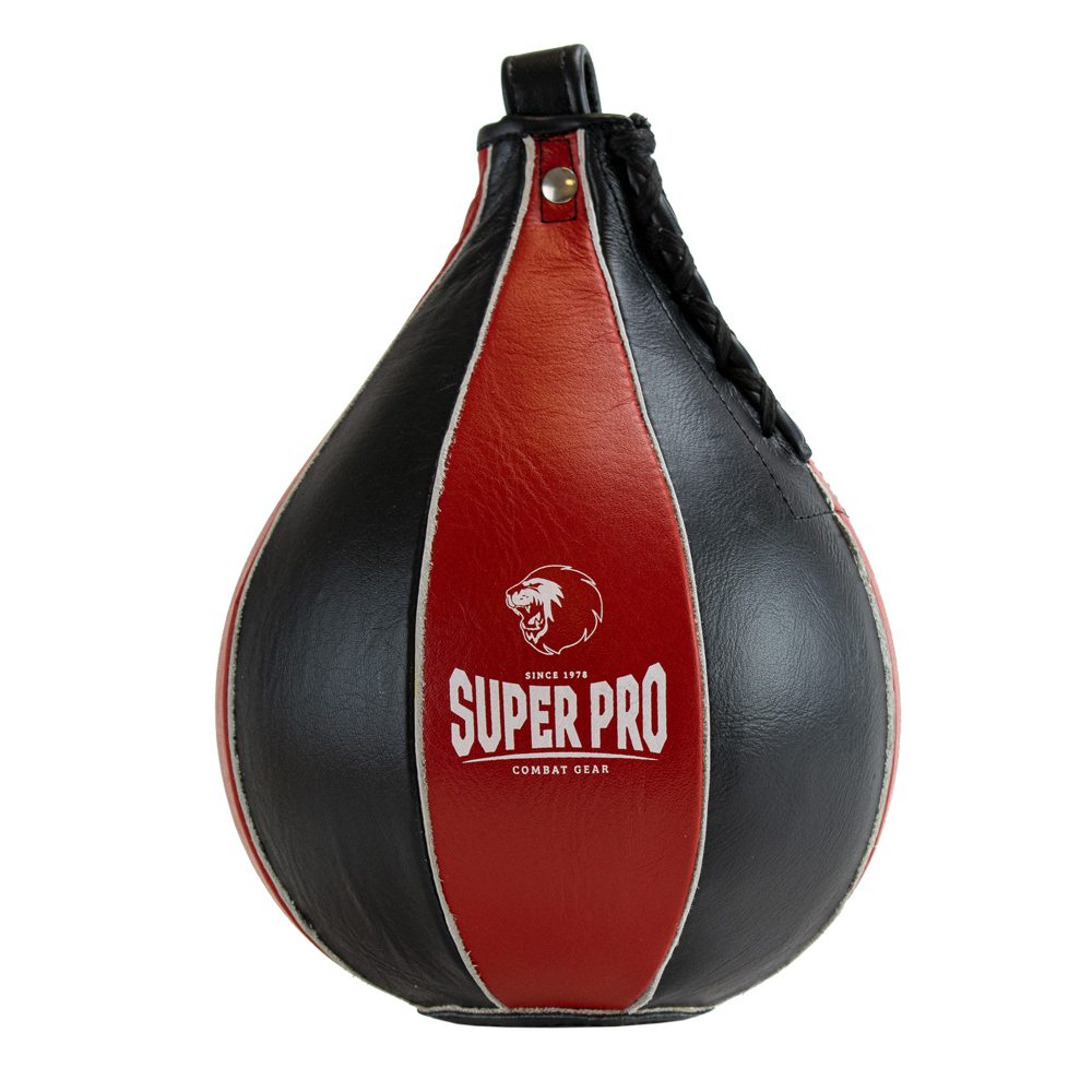 Super Pro Combat Gear Super Pro Lederen Speedball (Rood / Zwart)