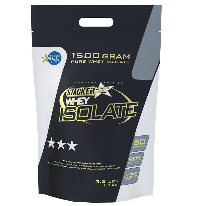 Stacker Whey Isolate 1500 g Chocolade