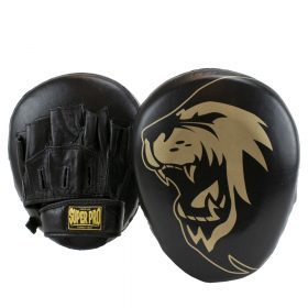 Super Pro Combat Gear Air Focus Pads Zwart/Goud 25x10x20 - Nieuw