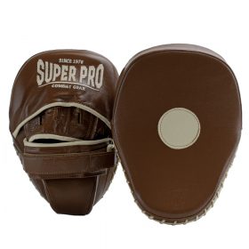 Super Pro Combat Gear Super Pro Gebogen Vintage Hook and Jab Pad Leder