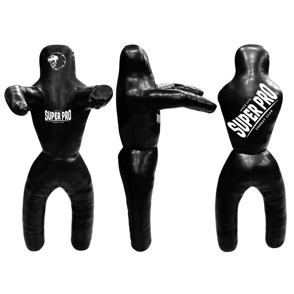 Super Pro Combat Gear Super Pro Professional Grappling Dummy 30 KG - 147x48x53 cm (Zwart)