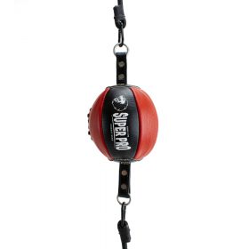 Super Pro Combat Gear Super Pro Lederen Reflex Ball (Rood / Zwart)