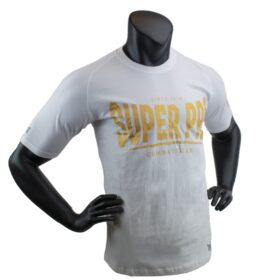 Super Pro Combat Gear T-shirt logo (goud/wit)