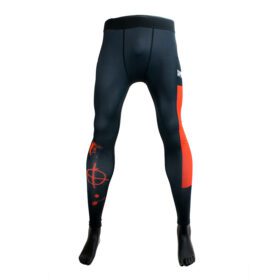 Super Pro Combat Gear Legging Men , rood - zwart