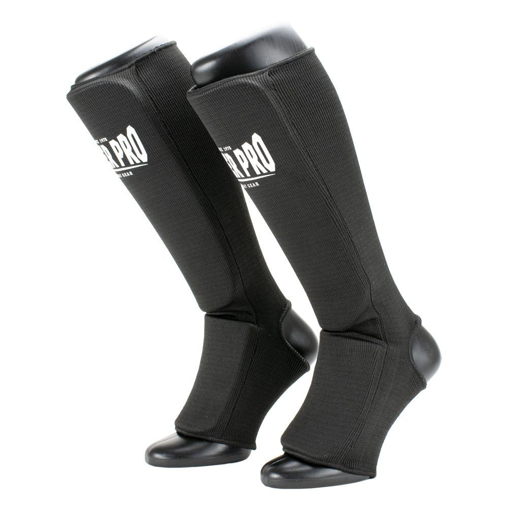 Super Pro Combat Gear Scheenbeschermer Defender , zwart - wit