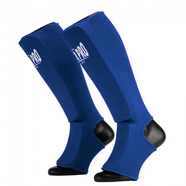 Super Pro Combat Gear Scheenbeschermer Defender , blauw - wit
