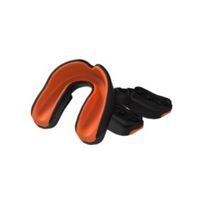 Multisports Gel Mouthguard Black/Orange Adult