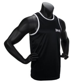 Super Pro Combat Gear Club Bokssinglet , zwart - wit