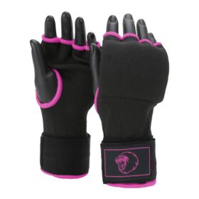 Super Pro Combat Gear Binnenhandschoenen Met Bandage , roze - zwart