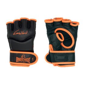 Ernesto Hoost Free Fight/MMA Handschoenen - Zwart/Neon Oranje