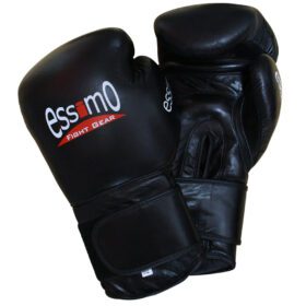 essimo-gloves-black-leer - Bokshandschoenen