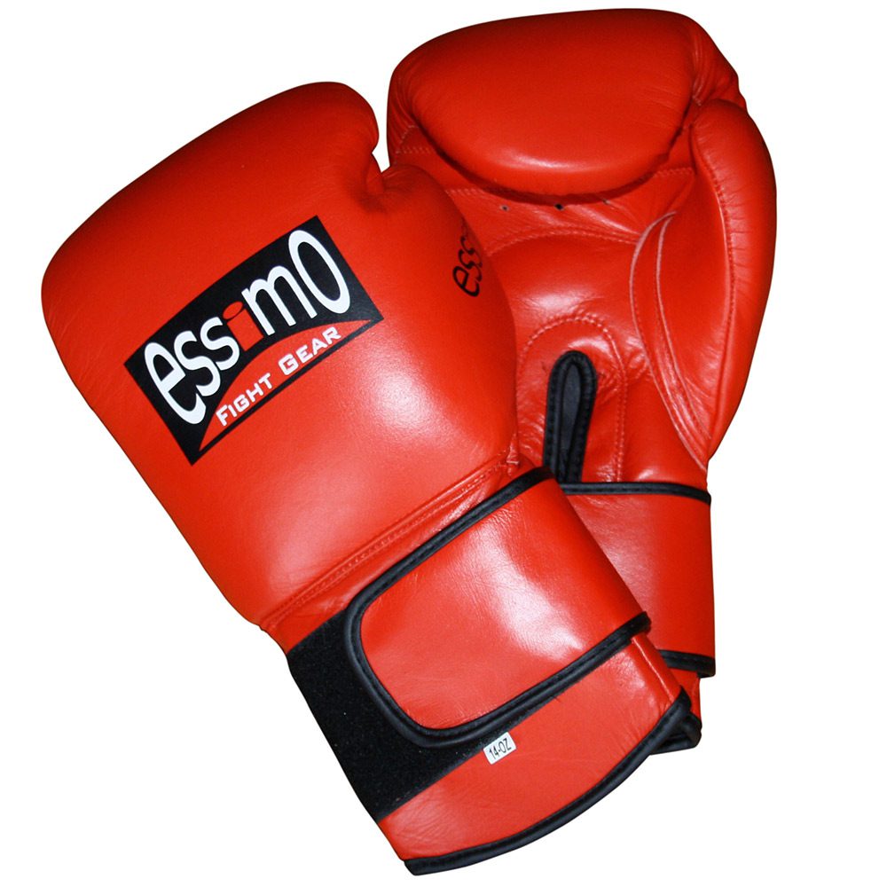 Essimo Bokshandschoenen Leer Rood