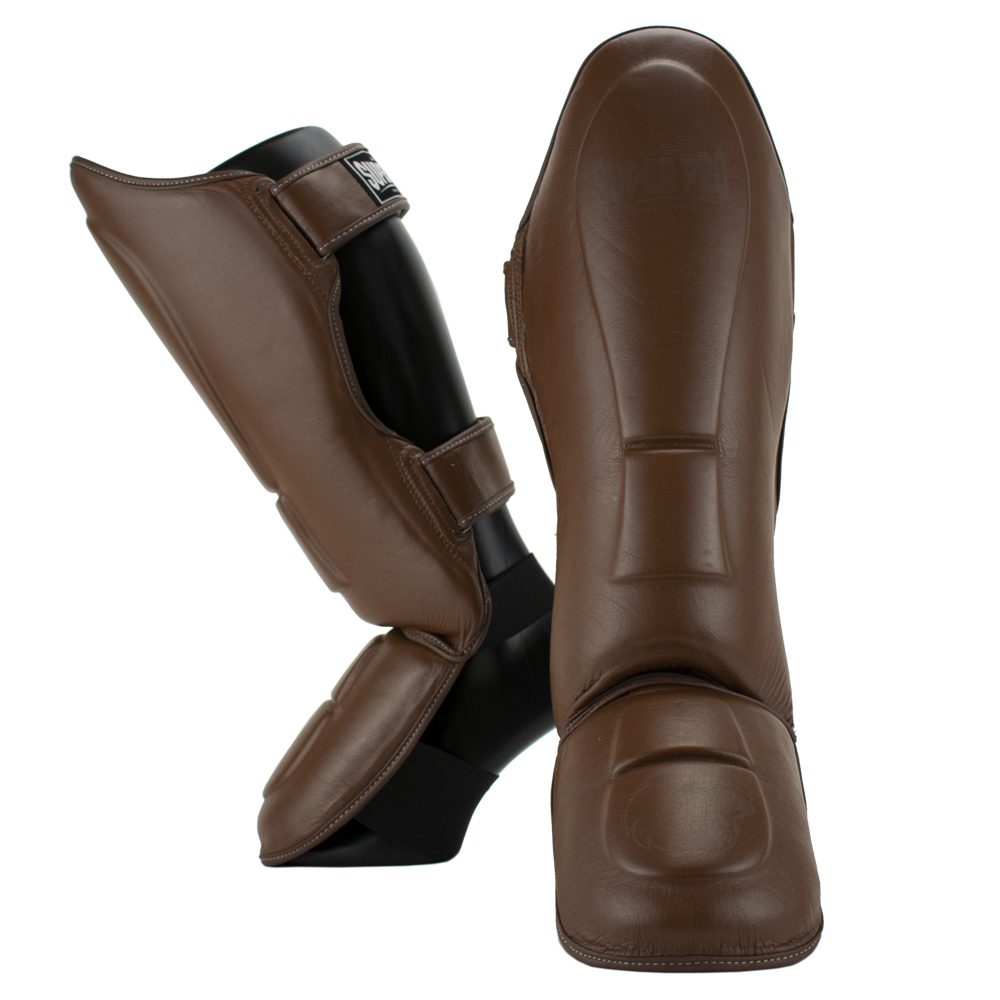 Super Pro Combat Gear Lederen Scheenbeschermer Guardian Se