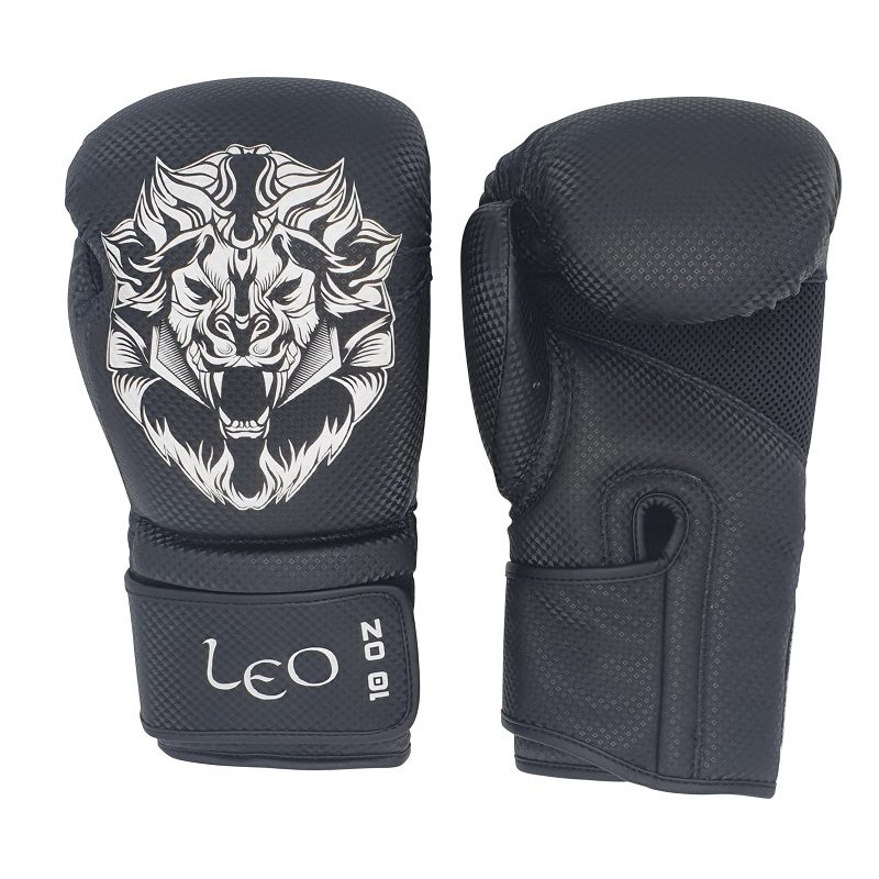 Leo Carbon Gloves - Black/White