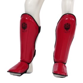 Leo ERGO Shin Instep - Red