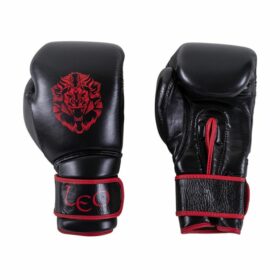 Leo Legend leather Gloves Black/Red