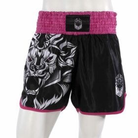 Leo INSTINCT Kickboxing Short - Black/Pink