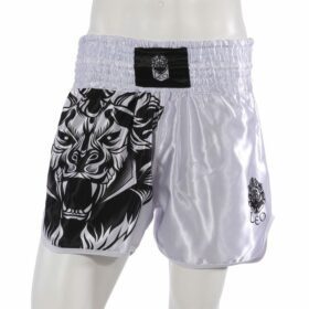 Leo INSTINCT Kickboxing Short - White/Black
