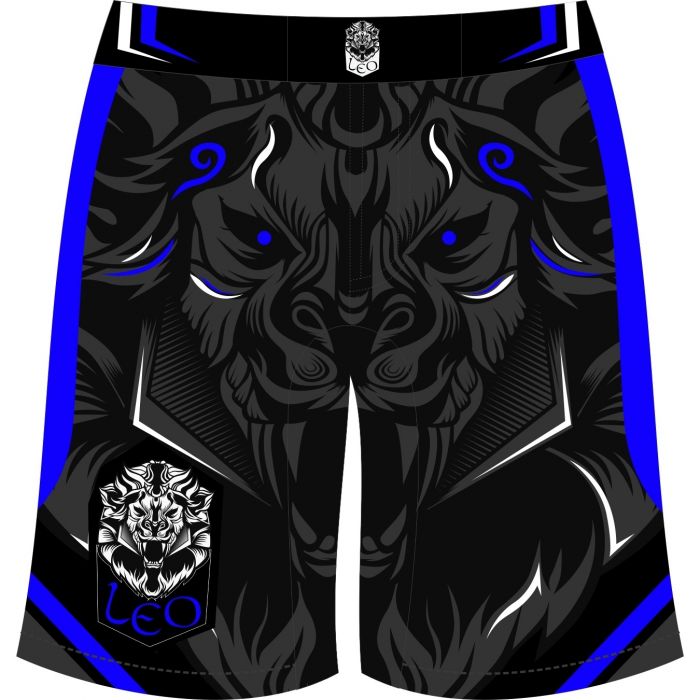 Leo Legend MMA Short - Black/Blue