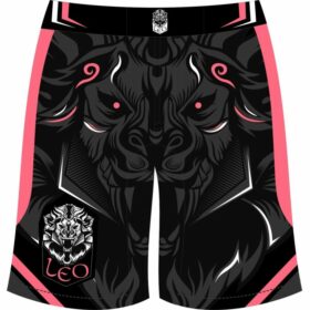 Leo Legend MMA Short - Black/Pink