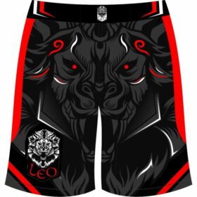 Leo Legend MMA Short - Black/Red