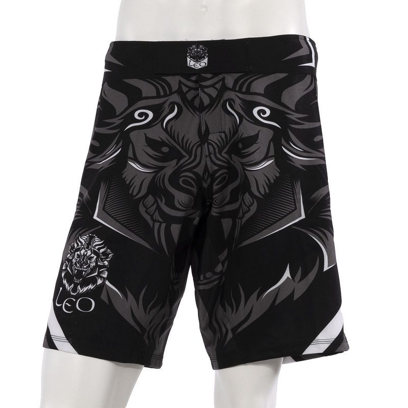Leo Legend MMA Short - Black/White