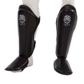 Leo Premium Leather ERGO Shin Instep - Black