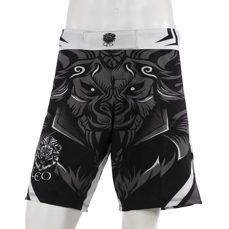 Leo Legend MMA Short - White/Black