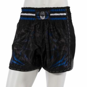 Leo PREDATOR Mesh Kickboxing Short - Black/Blue