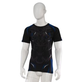 Leo ROAR Rashguard SS - Black/Blue