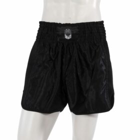 Leo Kickboxing Short MESH Plain Black