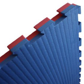 Puzzelmatten 2cm dik Blauw/Rood