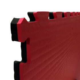Puzzelmatten 2cm dik - Zwart/Rood (10 stuks)