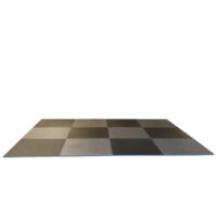 Puzzelmattenset 2 cm. zwart/grijs 12 m2
