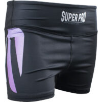 Super Pro Combat Gear Short Tight Dames No Mercy , wit - paars - zilver