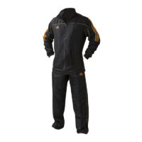 adidas Team Track Trainingsbroek , zwart - oranje