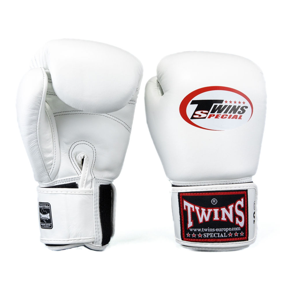Twins Special Kickbokshandschoenen 8oz-20oz (BG N V2 WHITE)