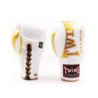 Twins Special Lace Up Bokshandschoenen Wit (BGLL 8 WHITE LACED)