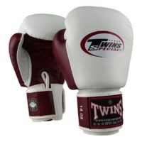 Twins Special Kickbokshandschoenen Wit Rood (BGVL 3 WHITE WINE RED)