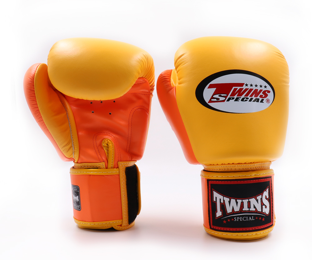Twins Special Kickbokshandschoenen Geel Oranje (BGVL 3 YELLOW ORANGE)