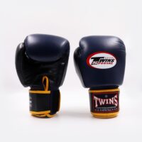 Twins Special Kickbokshandschoenen BGVL-4 Black Blue (BGVL 4 BLACK BLUE)