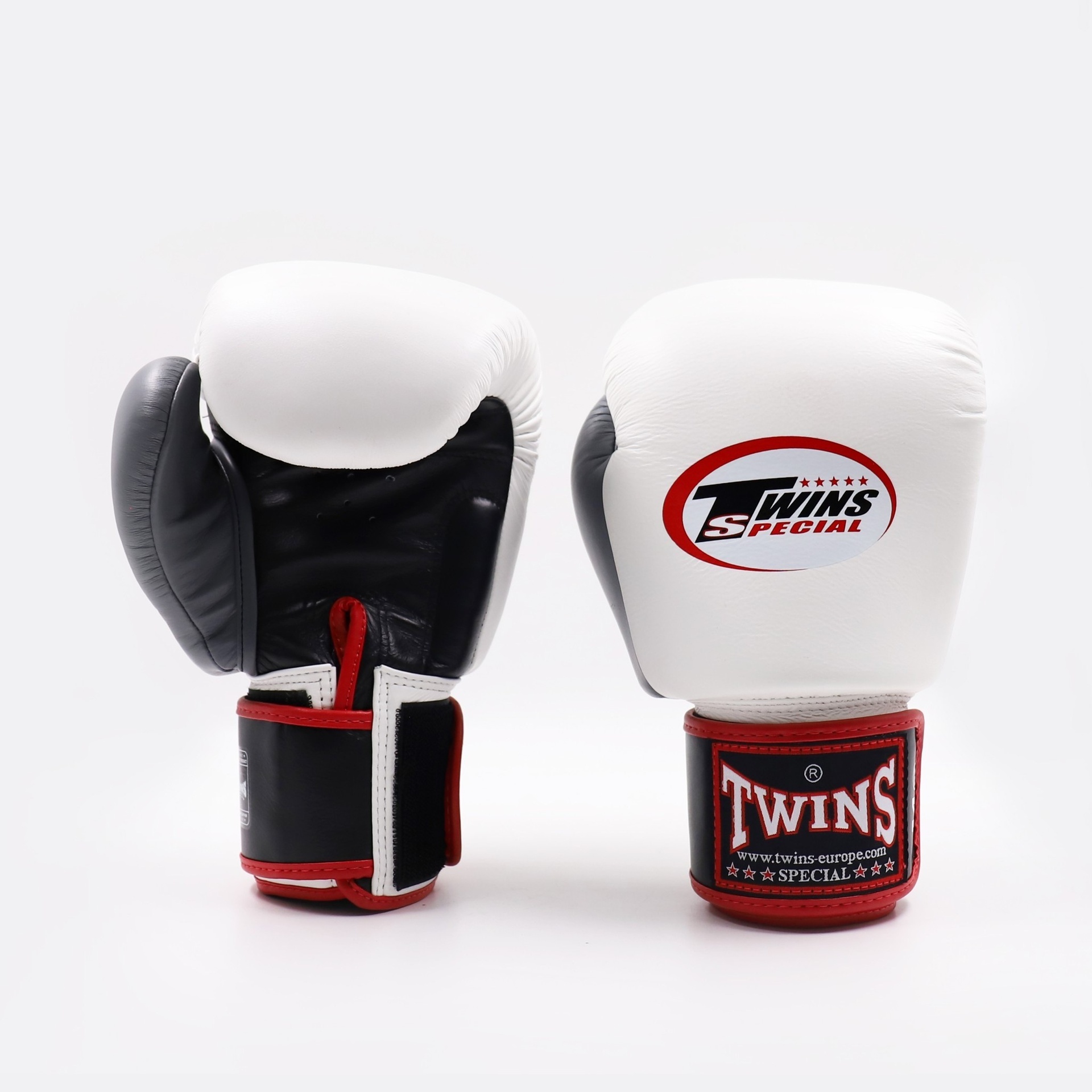 Twins Kickbokshandschoenen BGVL 4 Black White Grey (BGVL 4 BLACK WHITE GREY)
