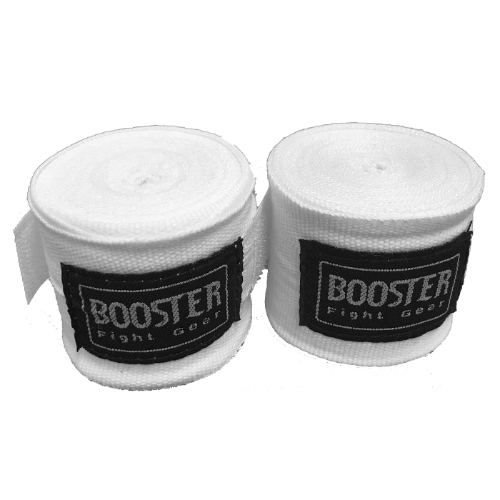 Booster Kickboksen Bandages Poly Cotton 460 cm (BPC WHITE)
