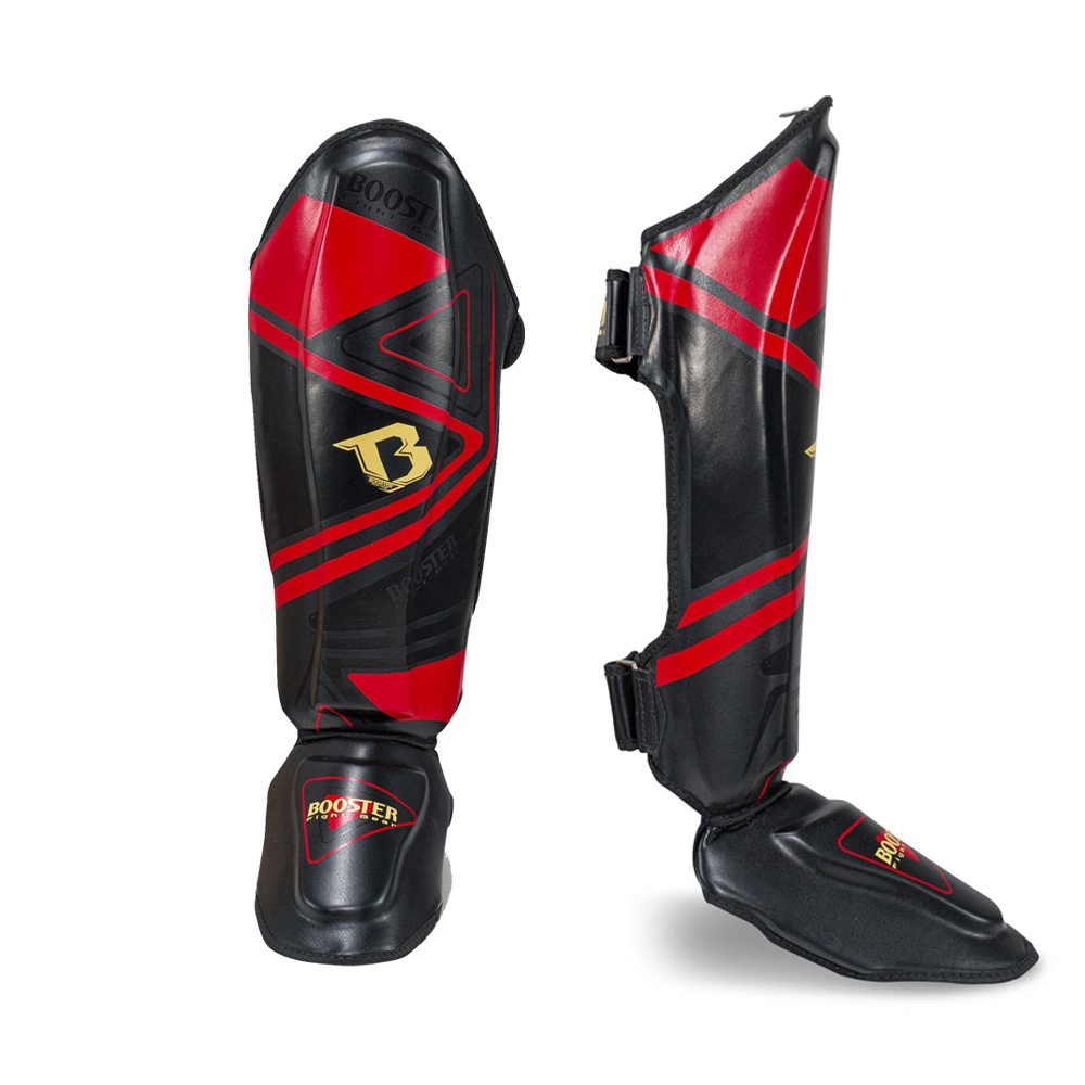 Booster V10 Scheenbeschermers Kickboksen (BSG V10 BK RD) - Afbeelding 18