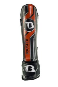 Booster V9 Kickboks Scheenbeschermers Zwart Rood (BSG V9 BLACK RED)